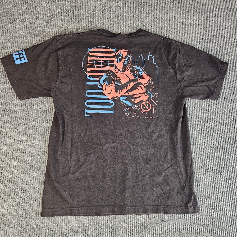 Marvel Deadpool Shirt Mens Large Neff X-Force Graphic Tee Comic Book Superhero
